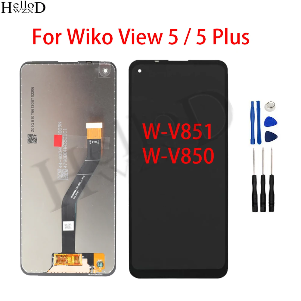 Mobile LCD Display For Wiko View 5 (W-V851) Touch Screen For Wiko View 5 Plus (W-V850) LCD Display Digitizer Panel Tools