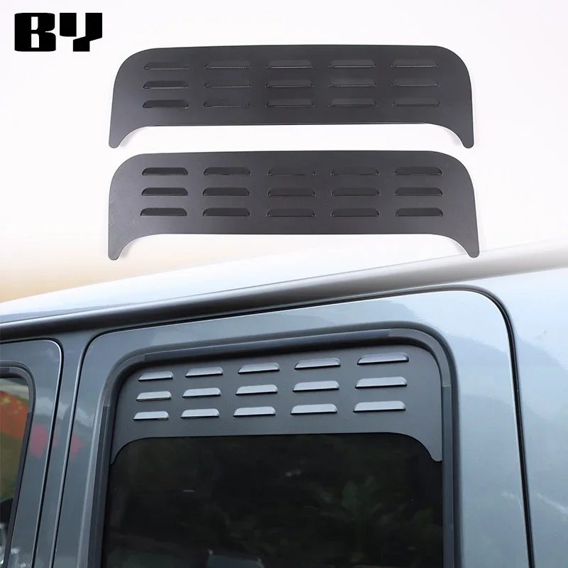 For Mercedes-Benz G-Class W464 2019-2023 Aluminum Car Rear Door Window Air Vents Ventilation Shutters Cover Trim Car Accessories
