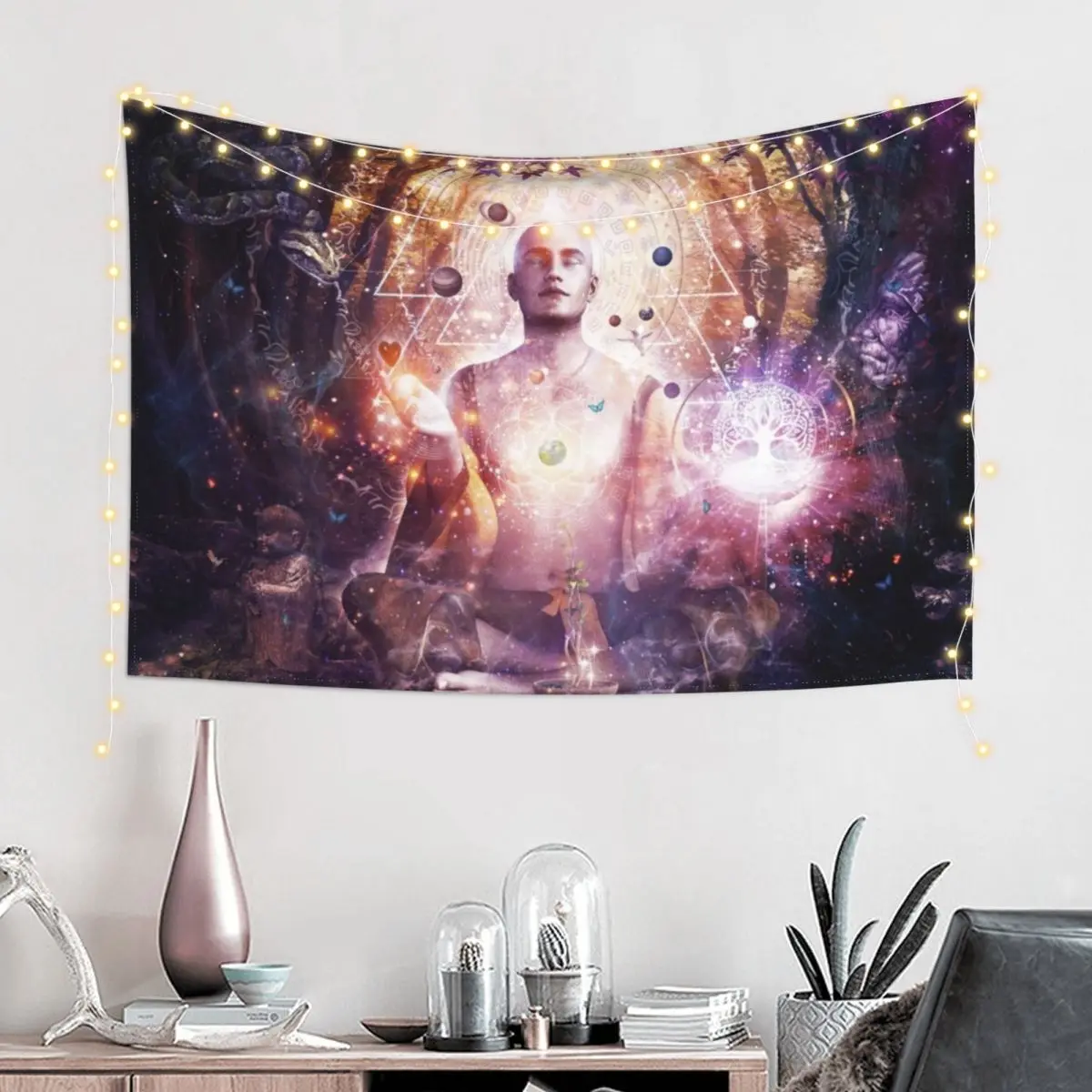 Connected To Source Tapestry Decoration Wall Room Decor Bedroom Deco Tapestry