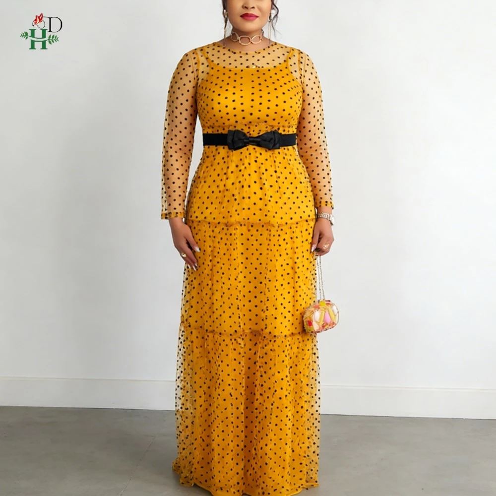 

Новые африканские платья для женщин Турецкие платья для женщин роскошные элегантные 2024 2025 роскошные турецкие платья комплект из 2 предметов в горошек Анкара