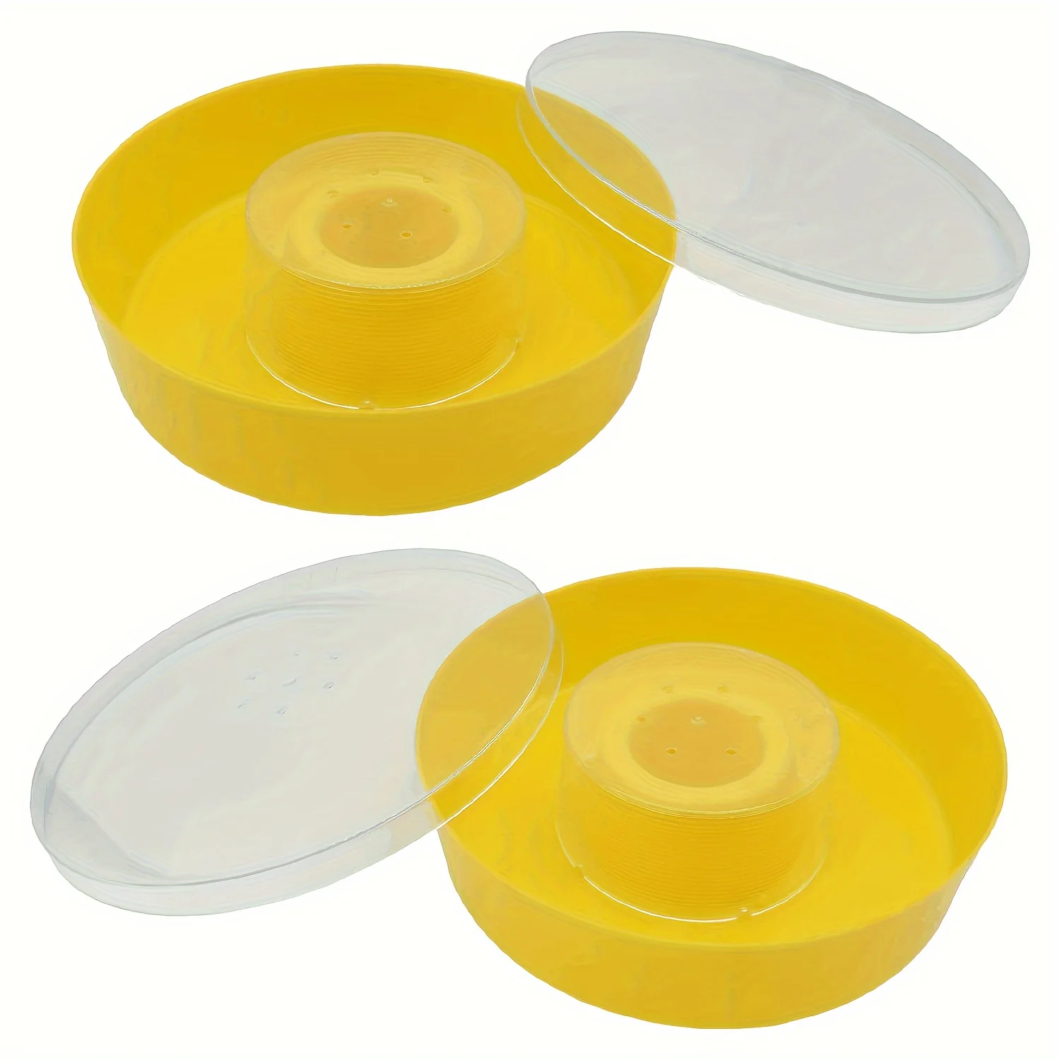 1pc Rapid Bee Hive Top Feeder - Durable Round Plastic Design - Essential Tool for Beekeepers