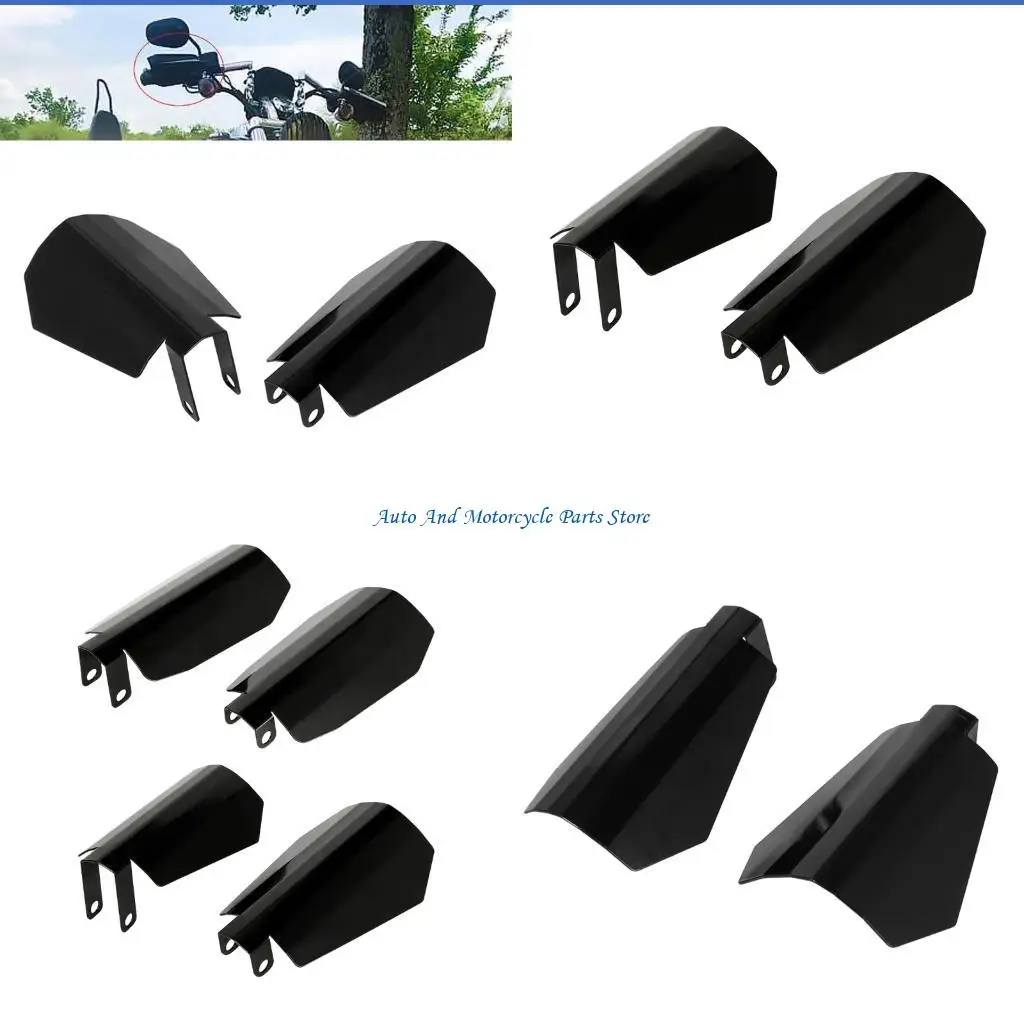 

P9FD Sturdy Metal Handlebar Wind Deflector For 883 Motorcycle Bike Part 2Pcs