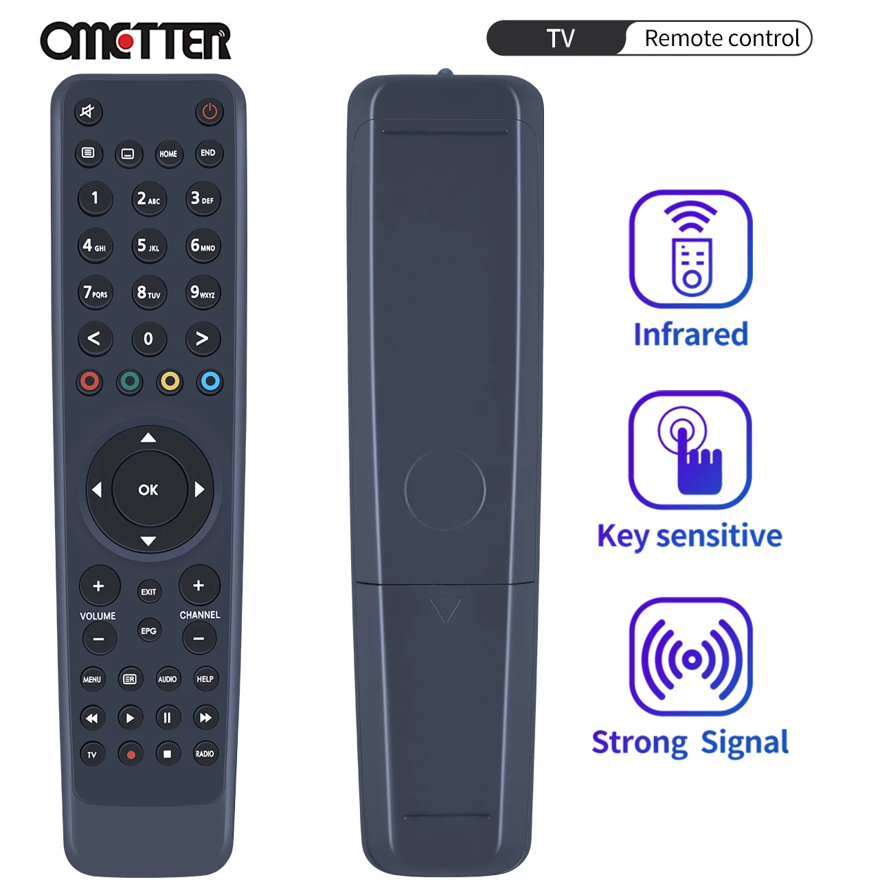 New Remote Control for VU Solo /Solo Mini /Solo2 Openbox S6000HD VU Duo X Solo 2 Stb Ultimo 4K Zero Set Top T A8R9