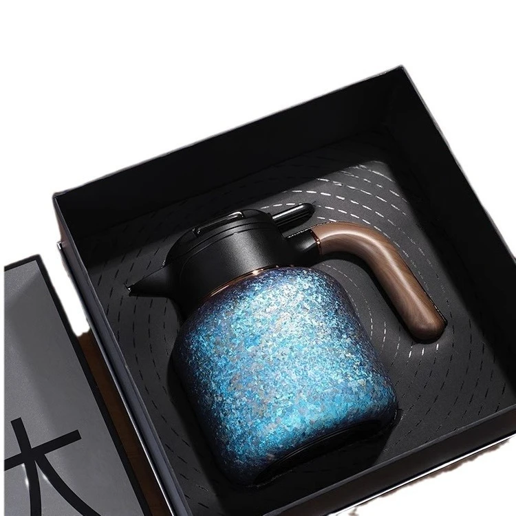 

High grade pure titanium stewed teapot intelligent temperature insulation pot household health stuffy tea kettle
