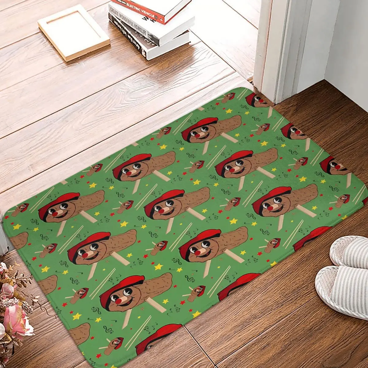 Caga Tio Adorable Catalan Christmas Pooping Log 40x60cm Carpet Polyester Floor Mats Holiday Durable Home Decor