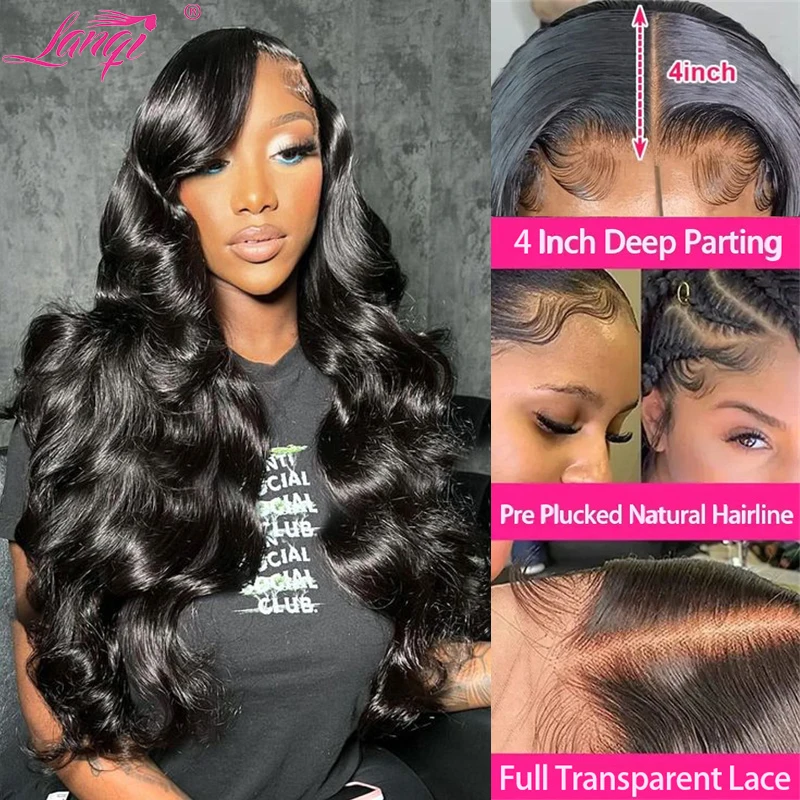 13X6 Lace Frontal Wig Body Wave 13X4 Human Hair Lace Frontal Wigs Brazilian Remy 200% Density Human Hair Wig For Women