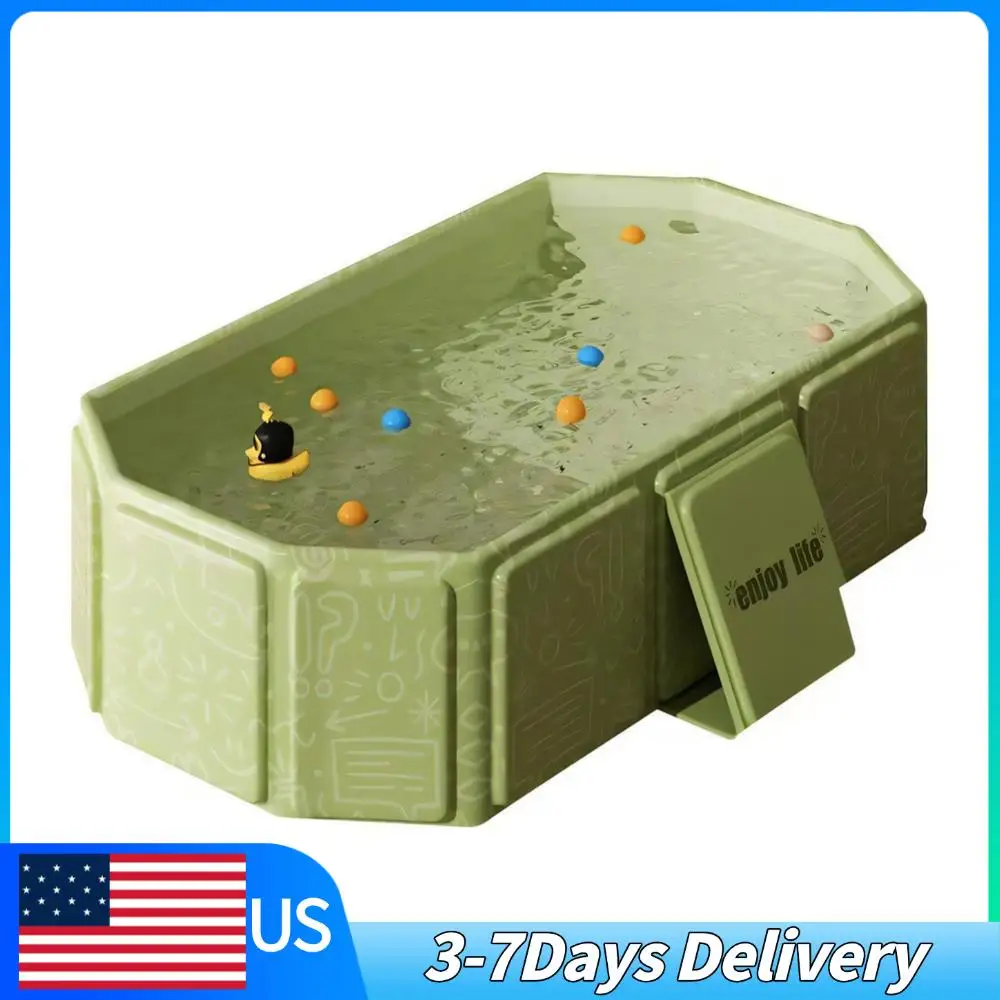 

Baby Bathtub for Infants To Toddlers Collapsible Baby Bath Tub with Drain Outlet Shower Basin