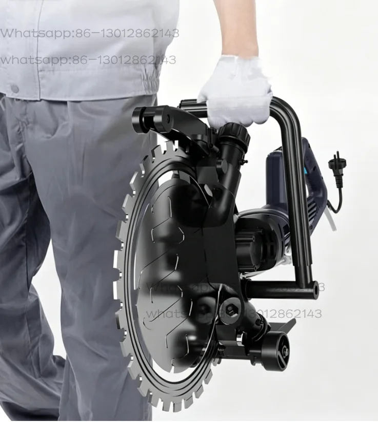 4500W High Power Electric Ring Saw Custom Logo 310mm Multi-function Concrete Stone Cutting Machine Motor Core For Wall Cutting