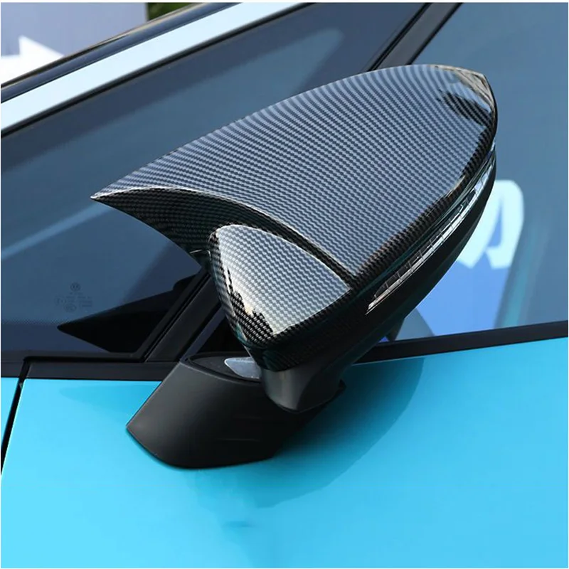 Car Rearview Mirror Cover For VW ID.3 2021 2022 2023 LHD Protective Trim Garnish ABS Accessories