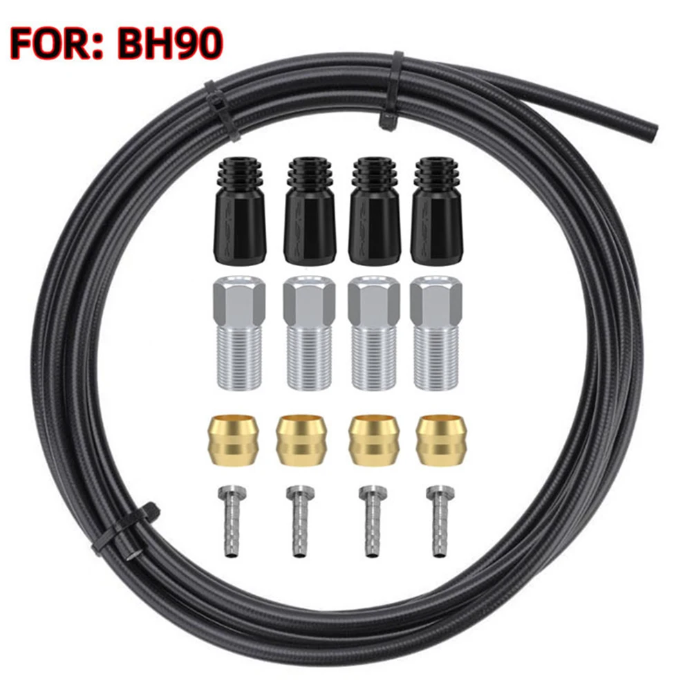 

Детали велосипедного тормоза Тормозной шланг для велосипеда Металл и резина Долина 3000 мм 4 оливковые вставки 4 нажимных винтов Ремонт велосипеда