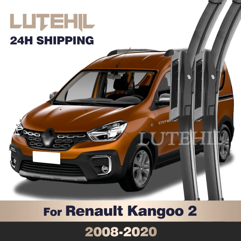 

For Renault Kangoo 2 2008-2020 2014 2015 2016 2017 2018 2019 Wiper Front Wiper Blades Windshield Windscreen Window Brush 24"+22"