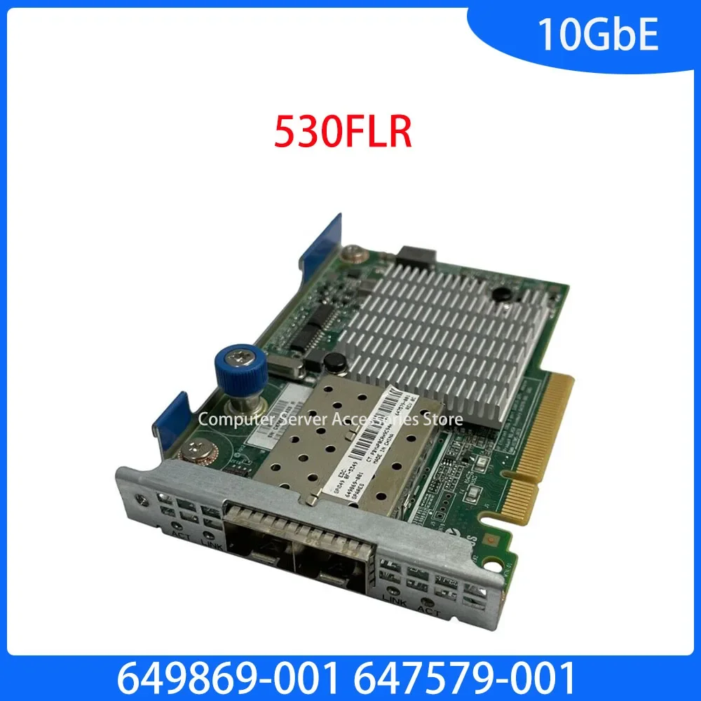 

Original 530FLR 10GbE Dual-Port SFP+ Ethernet Adapter 649869-001 647579-001 for Server 10GB 10 Gigabit Ethernet Card