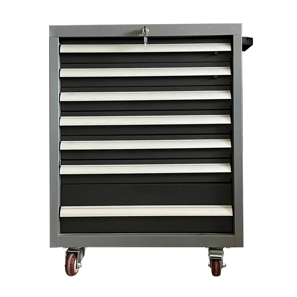Self-Locking Stainless Steel Rolling Tool Cabinet Mobile Auto Repair Toolbox Storage Workshop Hand Tool Trolleyx