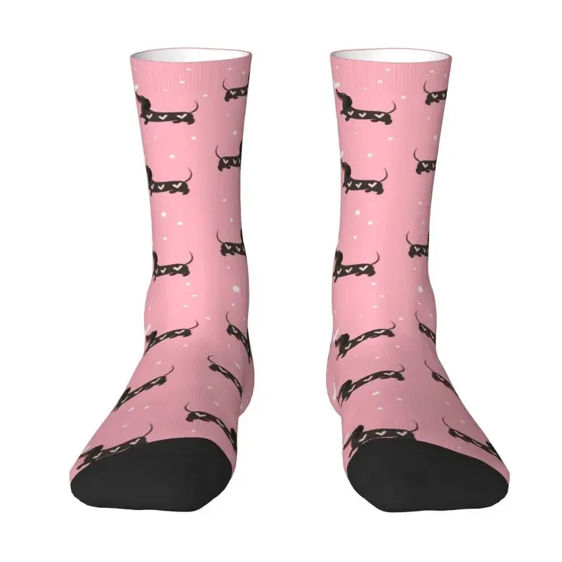 

Sausage Dog Dress Socks Men Women Warm Fashion Novelty Dachshund Crew Socks