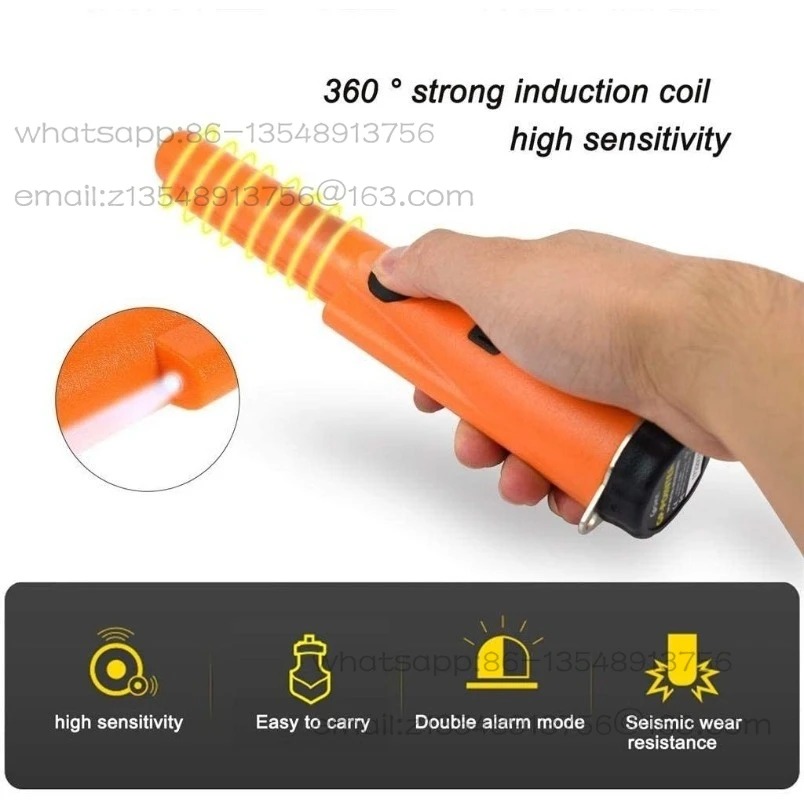 High-precision Metal Detection360-Degree , Small Metal Detector, Excluding Batteries, Spot Quick Delivery