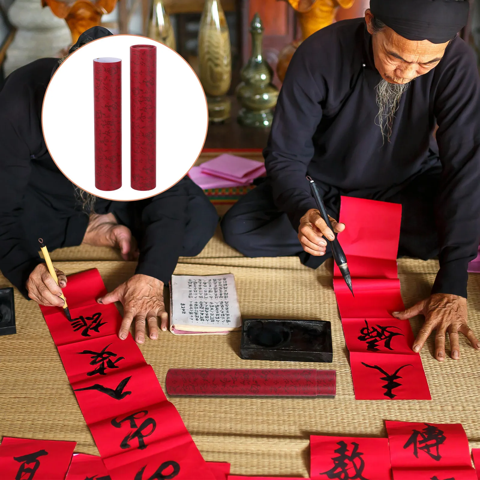 

Portable Paper Storage Tube for Art Prints Posters Diagrams Tear Resistant Cylinder Case for Mailing Transport and Sun