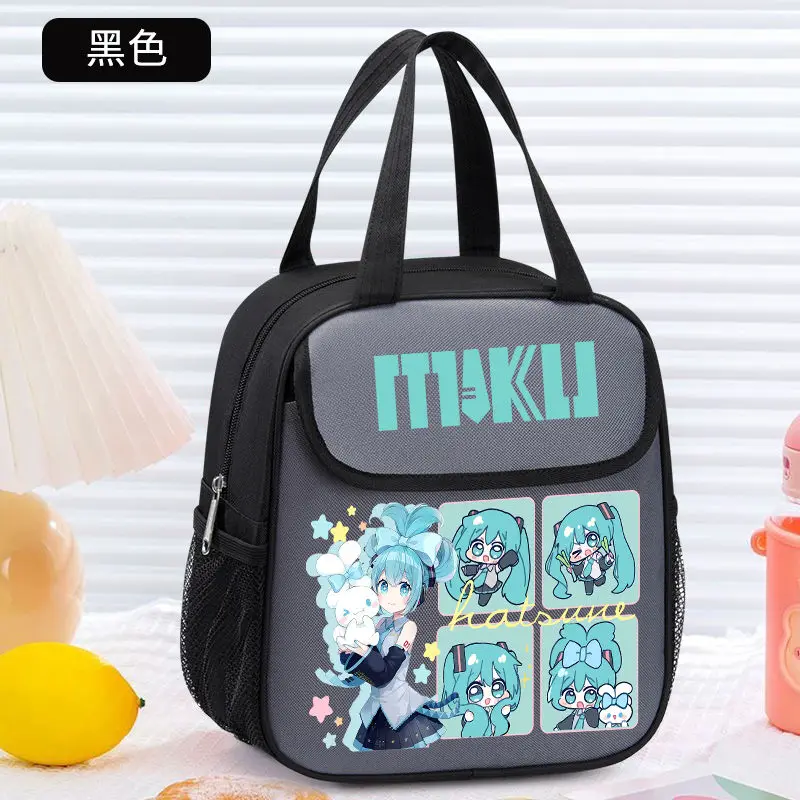 جديد هاتسون ميكو أنيمي الكرتون نمط المحمولة معزول حقيبة حفظ الطعام الإبداعية kawaii سميكة الألومنيوم احباط طالب بينتو حقيبة