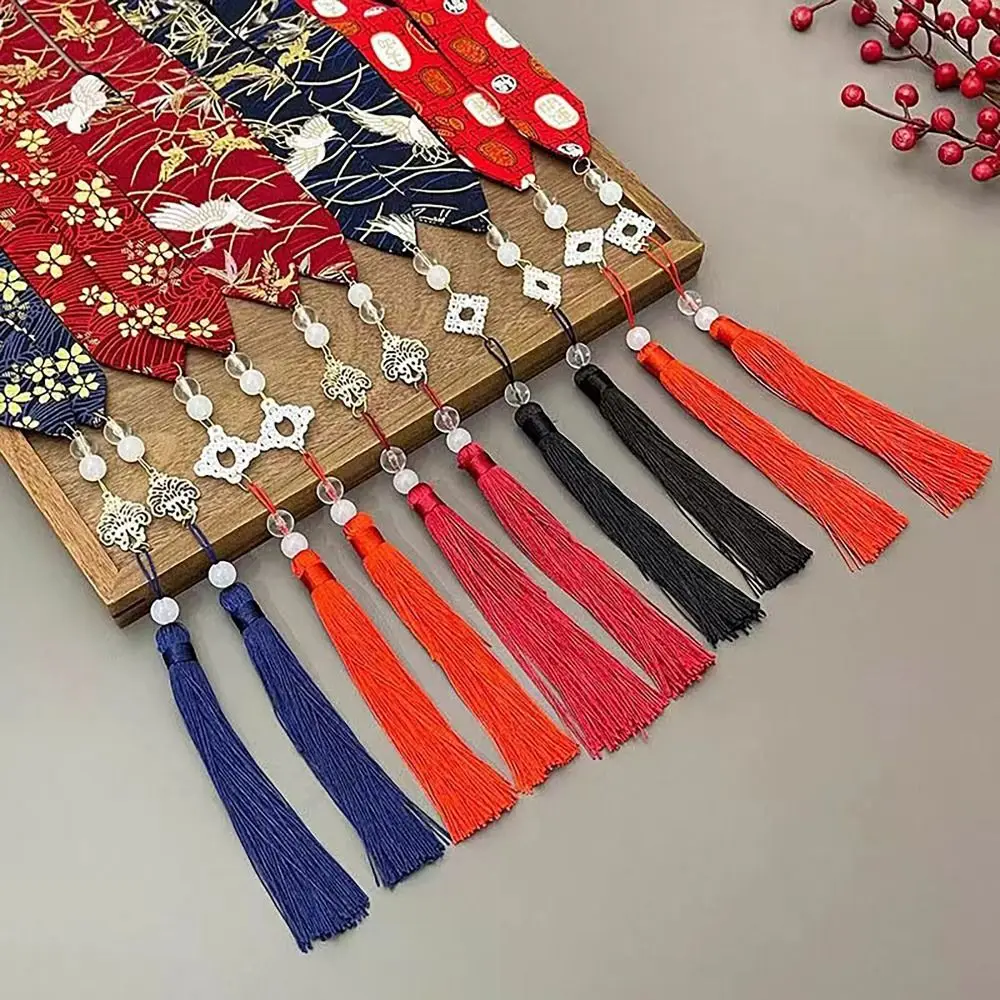 Retro Tassels Long Hair Straps Chinese Style Bow Hair Ornament Hair Accessories Headdress Head Bands Chinese Hanfu