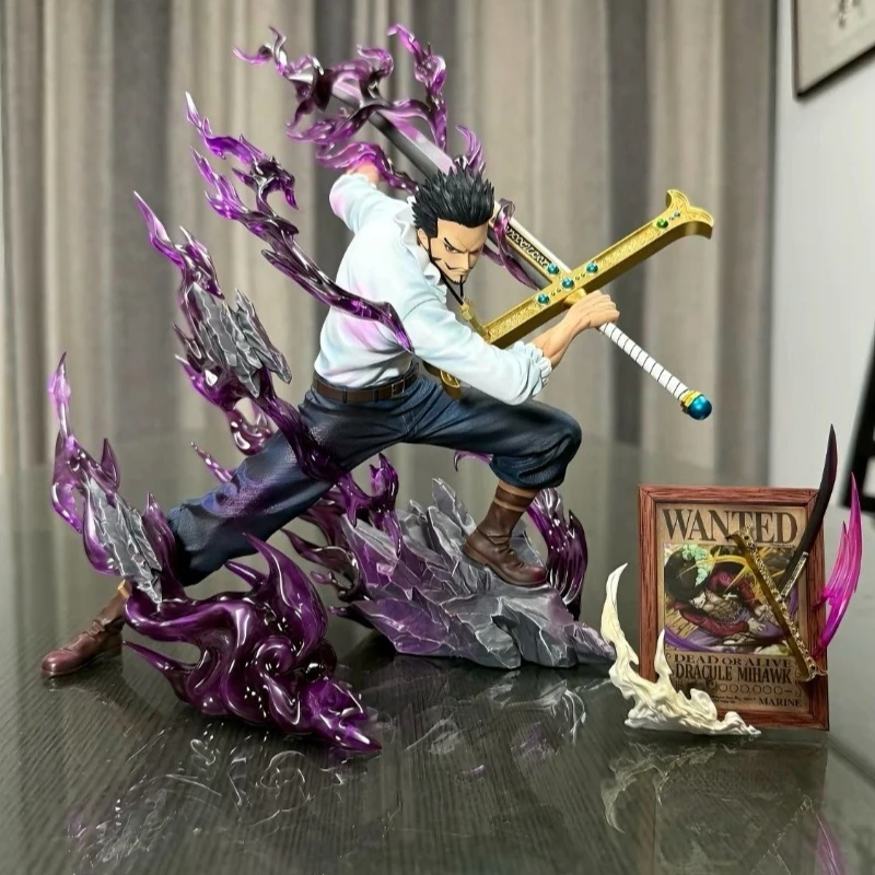 Tianhui Dracule Mihawk Limited Edition One Piece GK Handheld Trendy Toy Model Gift Anime Figure Japanese Comics Animation Theme