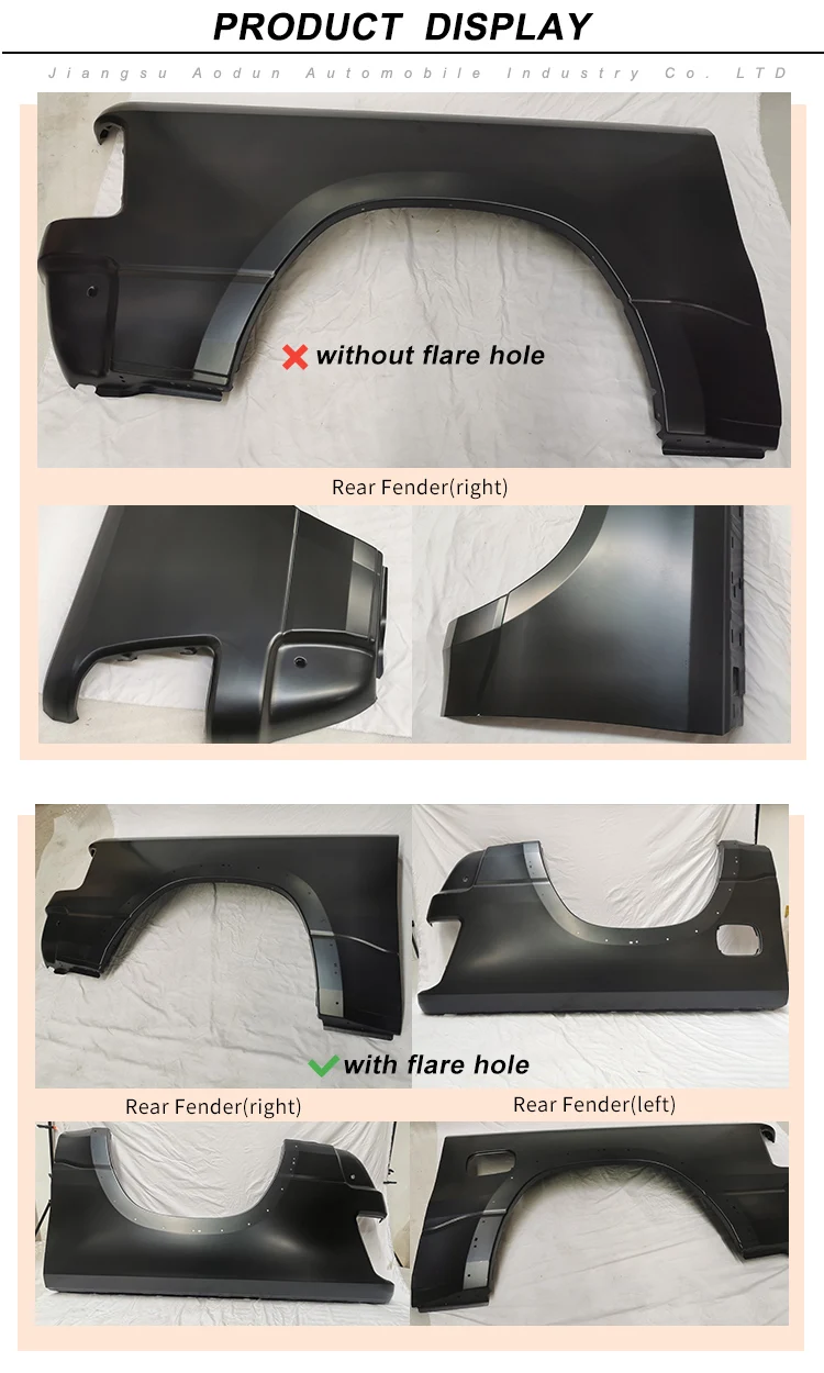 2025 مصنع تصنيع المصدات الخلفية الجانبية للسيارة دودج رام 1500 قطع غيار السيارات 2019 اليمين واليسار #3