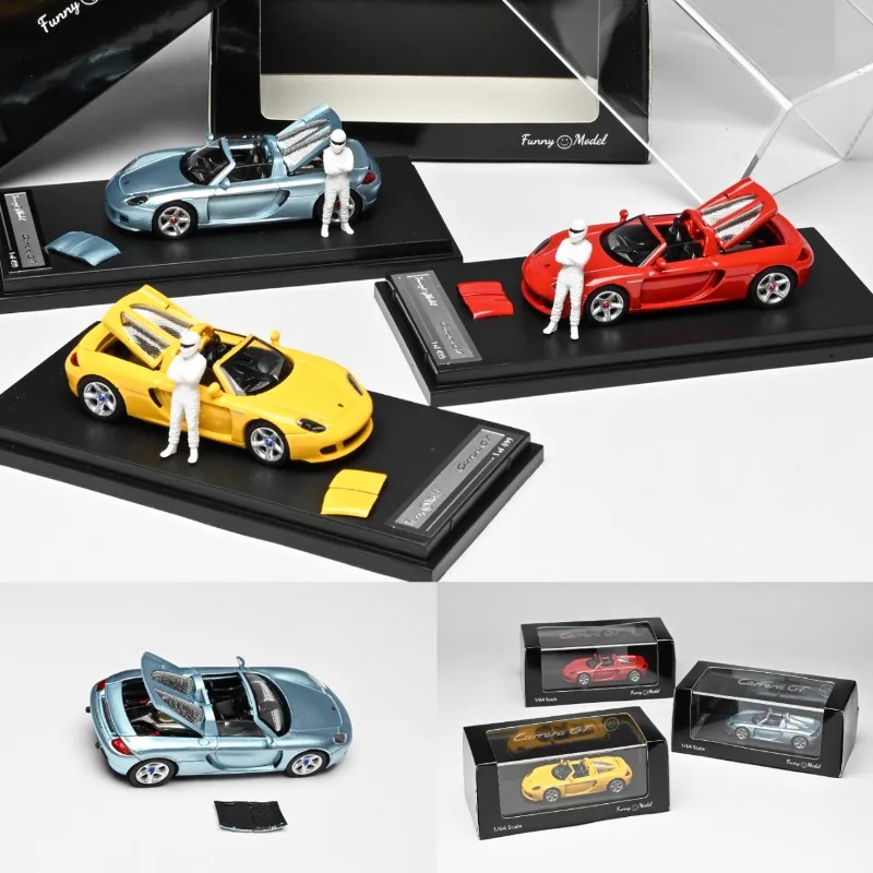 

Забавная модель 1:64, литая под давлением модель автомобиля из сплава Carrera GT, праздничная подарочная игрушка для мальчиков, коллекционное украшение для взрослых.
