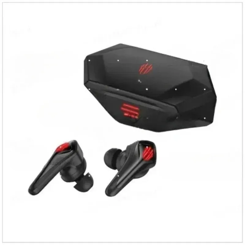 Used RedMagic Red Magic TWS Gaming Earphone For Nubia RedMagic 7 7Pro 5G Wireless Redmagic Cyberpods 4-16 Hours Battery Life