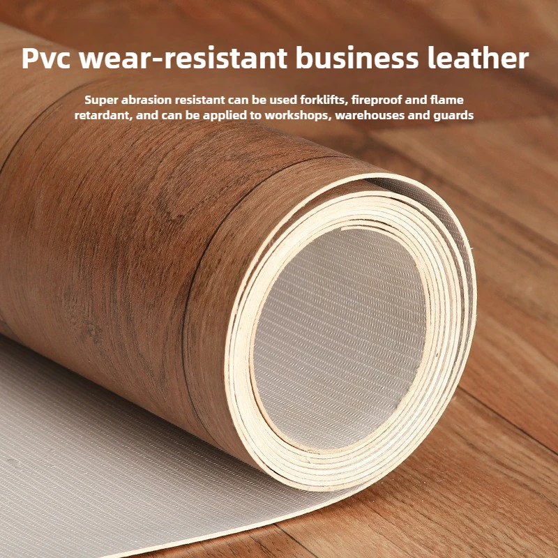 

Self-Adhesive PVC Floor Roll Anti-Slip Flooring for Room Decoration, Concrete Renovation, Shop Heavy Duty Wearproof