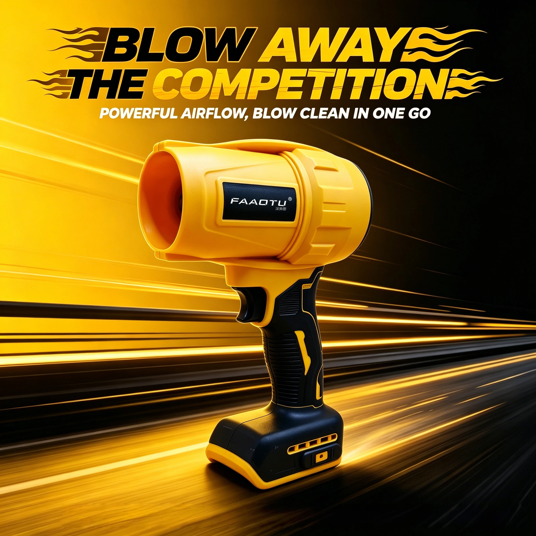 FAAOTU Rechargeable Blower Fan, Strong Wind Power, DW-Level Quality at an Affordable Price Suitpeed Power Wrench 20V Power Tools