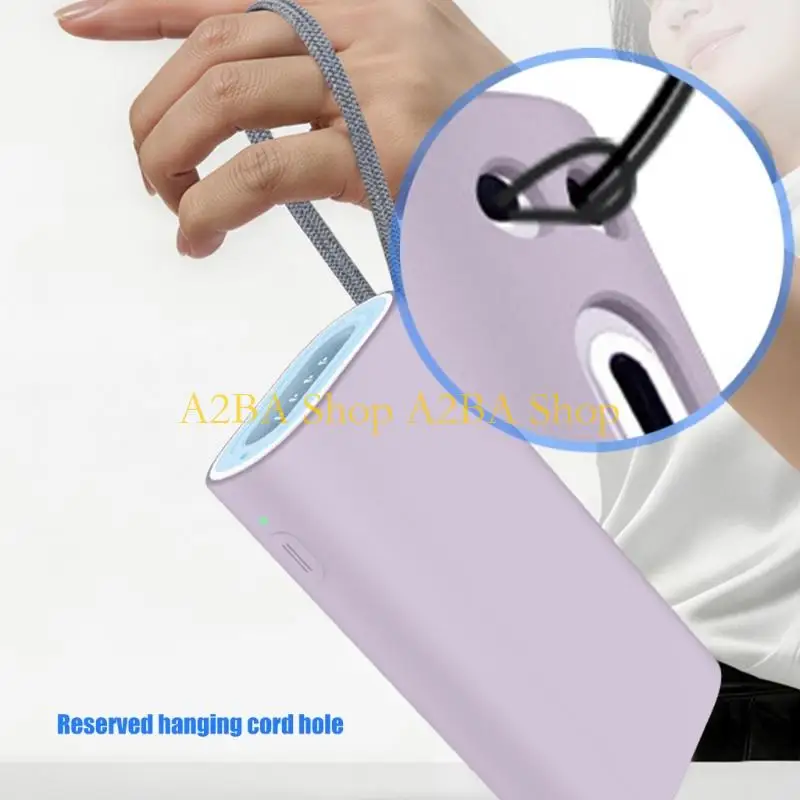 A2BA Daily Carry Powerbank Case for CP13 Power-Pin Powerbank 33W 10000mAh Flexible Silicone Cover with Open Access Cutout