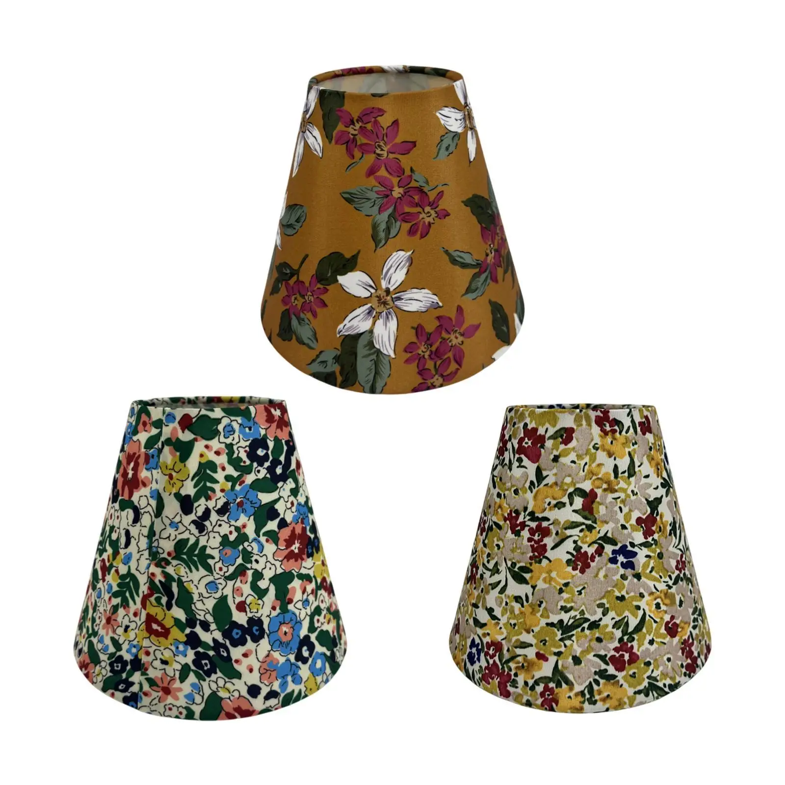 

Floral Lampshade Accessories Decorative Lamp Cover for Farmhouse Study Home