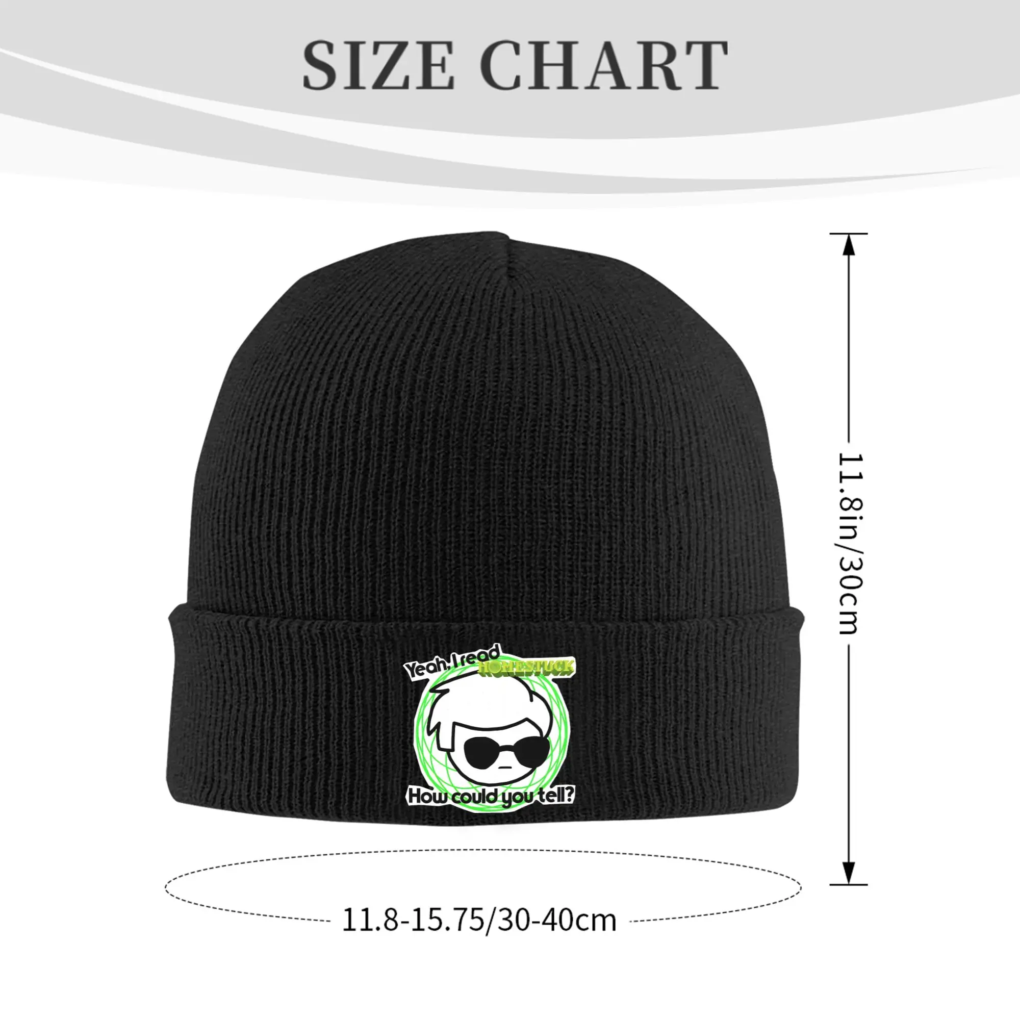 Yeah, I Read Homestucks Dave Sticker  Knitted Hat Beanies Autumn Winter Hat Warm Acrylic  Casual  Cap for Men Women Gifts,