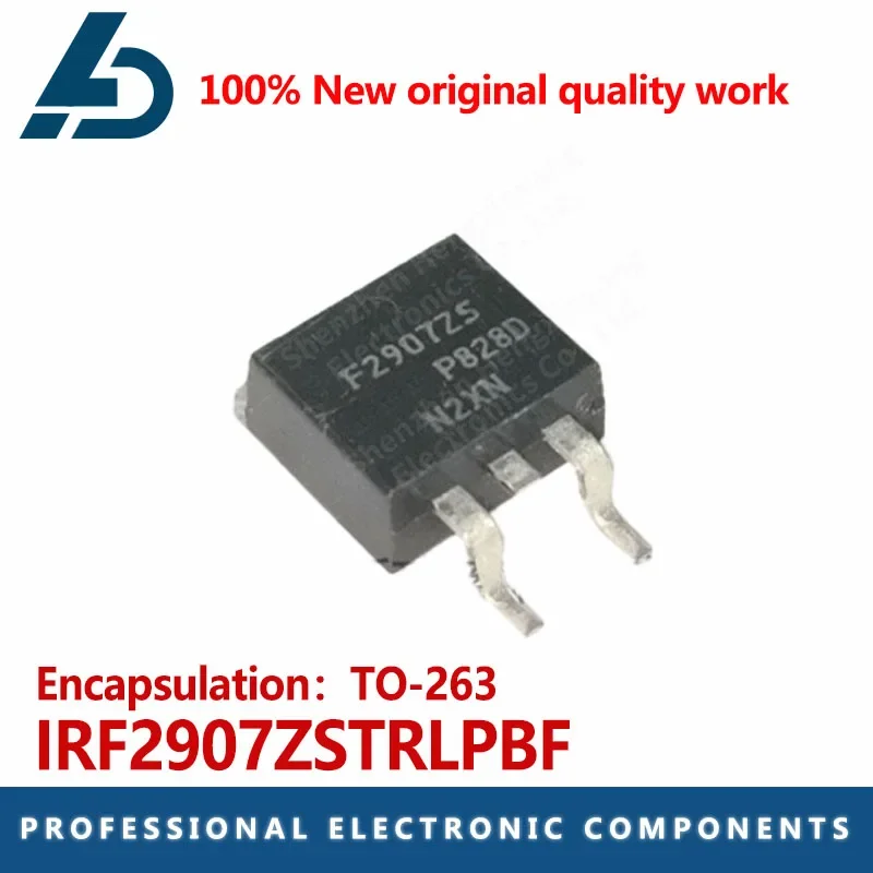 10PCS IRF2907ZSTRLPBF F2907ZS N-channel 75V 75A package TO-263 MOS FET
