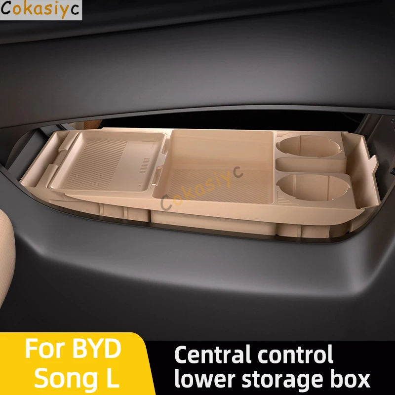

Для BYD Song L силиконовый ящик для хранения центральная консоль под слоем модификации специальный органайзер для аксессуаров для салона автомобиля
