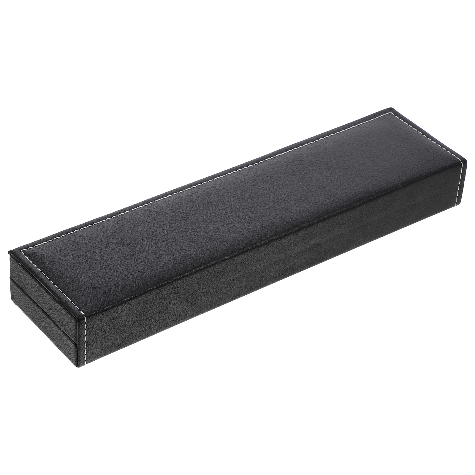 

Pu Watch Box Rectangle Stylish Storage Organizer Dustproof Jewelry Case Gift for Men Women Single Watch Display Case