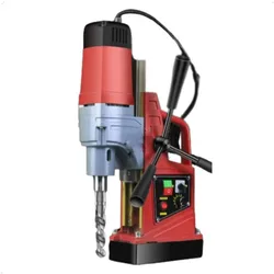 1350W Magnetic Drill Press Electric Mag Bench Tapping Drilling Rig Machine  Industrial Grade Magnetic Seat Drill 220V