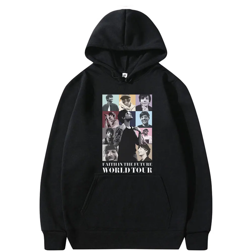 

Faith in The Future World Eras Tour Print Hoodie Male Casual Vintage Pullover Men Women's Fashion Harajuku Oversized Hoodies