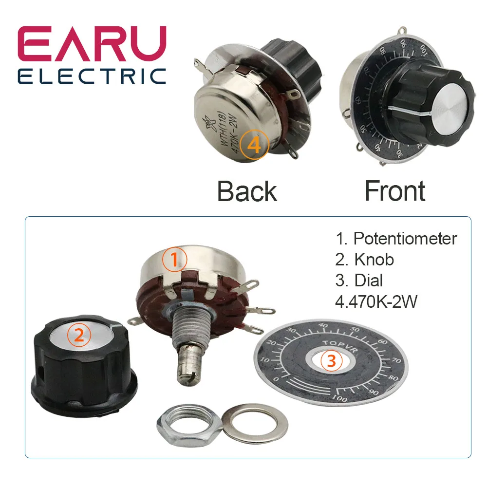 SSR-10VA SSR-25VA SSR-40VA SSR Regulador de tensão de relé de estado sólido AC24-380V Saída + Potenciômetro para controlador de temperatura PID