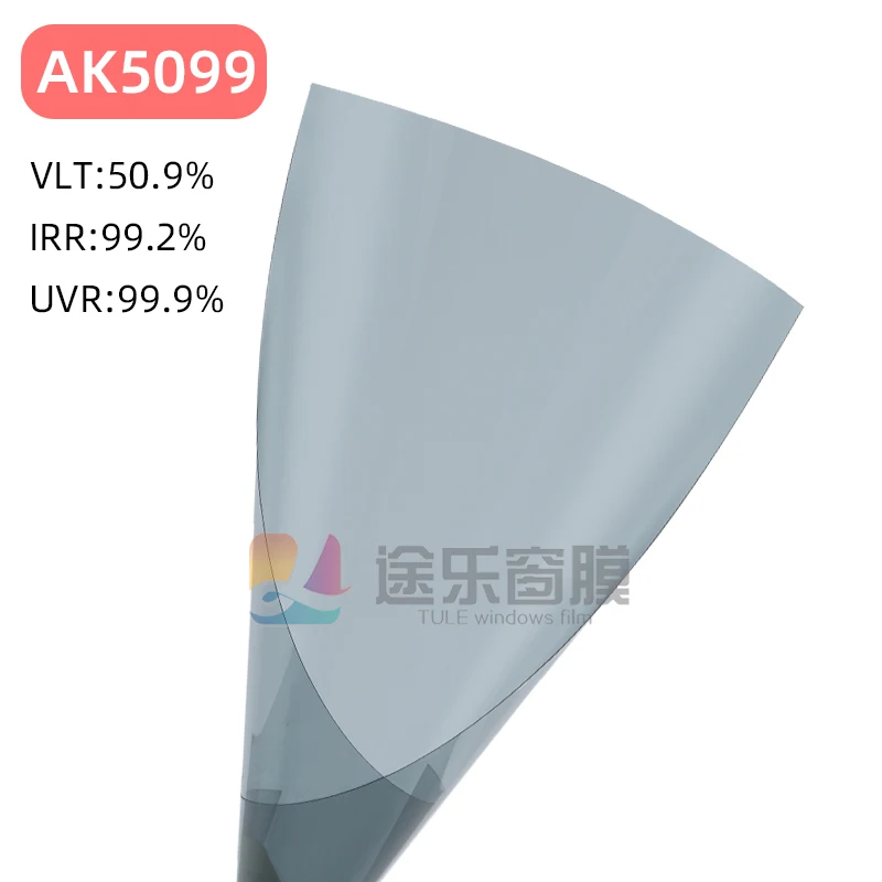 Film Kaca Mobil Nano Keramik 4MIL UV 99% Harga Pabrik 1.52*30m Film Kaca Mobil Anti Panas Film Kaca Mobil Berwarna