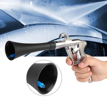 Air Pulse High Pressure Cleaner Tornado Dry Dust Blowing for Car Washer Powerful Spray Gun Stainless Steel Nozzle Car Wash Tool