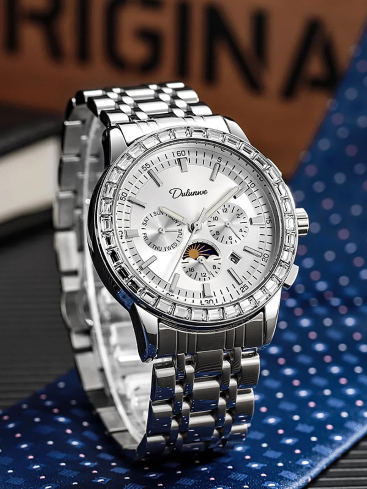 

Durenwei Men's Automatic Mechanical Watch, 2025 New Style, Trendy Business Fashion Wristwatch, Watch Accessories