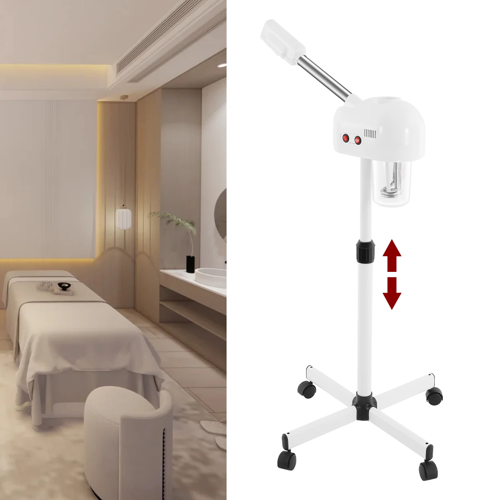 

Профессиональный отпариватель для лица с озоновой терапией, паровая машина для лица для салона красоты, СПА-РОДАЖА США
