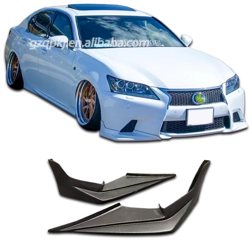 for 2012-2015 Lexus GS250 GS350F SPORT Carbon Front Lip Spoiler Diffuser Front Corner Lexus GS TRD Body Kit Fender Spoiler