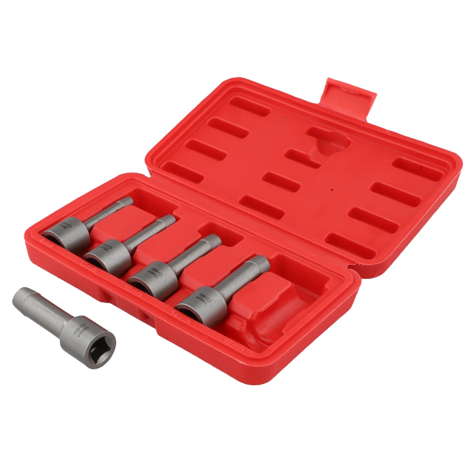 Adapter for Removing Stripped Screws and For Broken Bolts 816mm Damaged Screw Extractor Kit with 512 Inch Socket