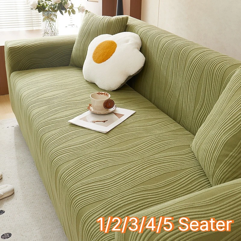 Cozy Sofa Cover,1/2/3/4/5 Seater, Thick Soft Non-Slip Elastic Slipcover Full Wrap Machine Washable Couch Protector Universal Fit