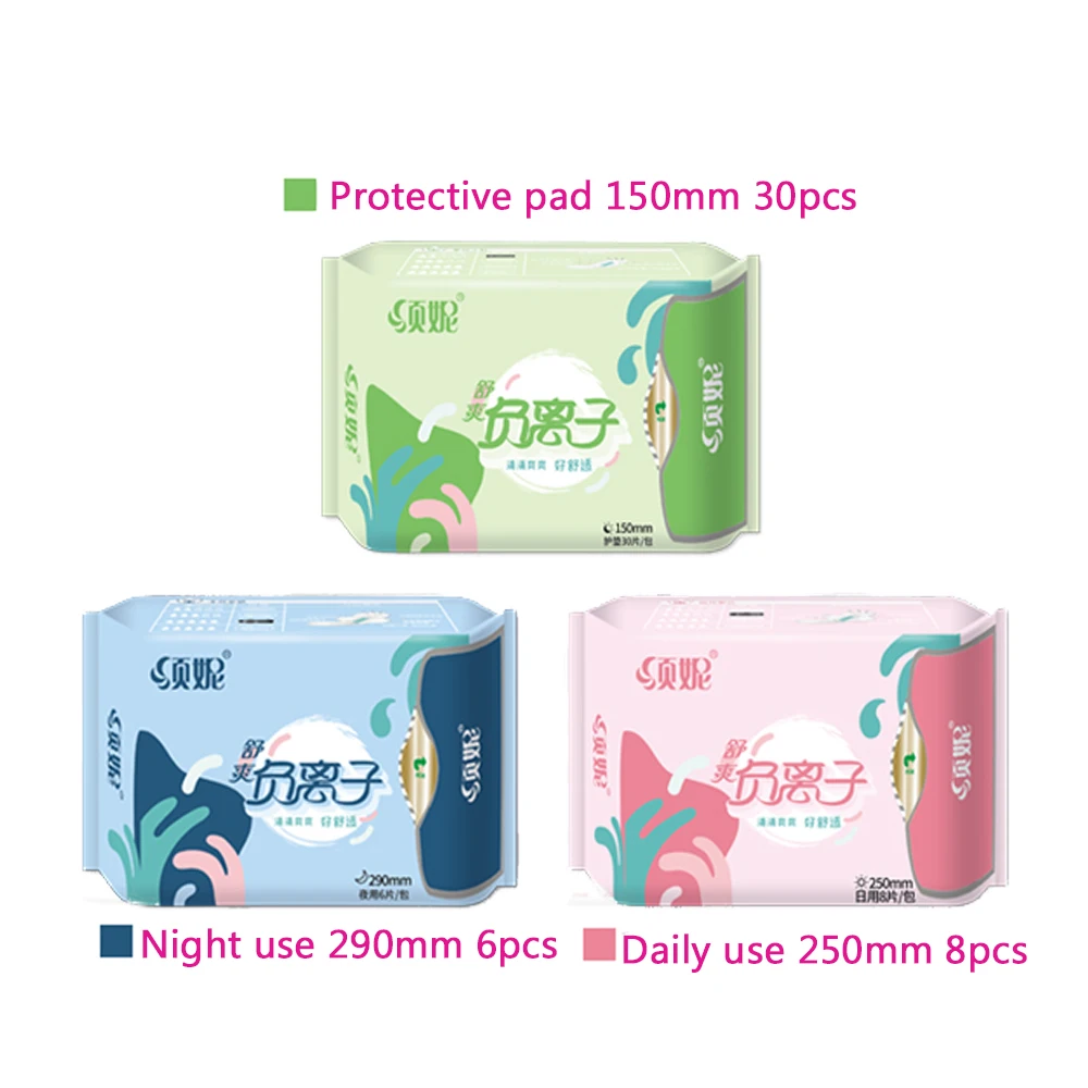 10packs Anion Sanitary Napkin for Women Napkin Sanitary Tampons Kill Bacteria Menstrual Pads with Daily Use Anion Hygienic Pad