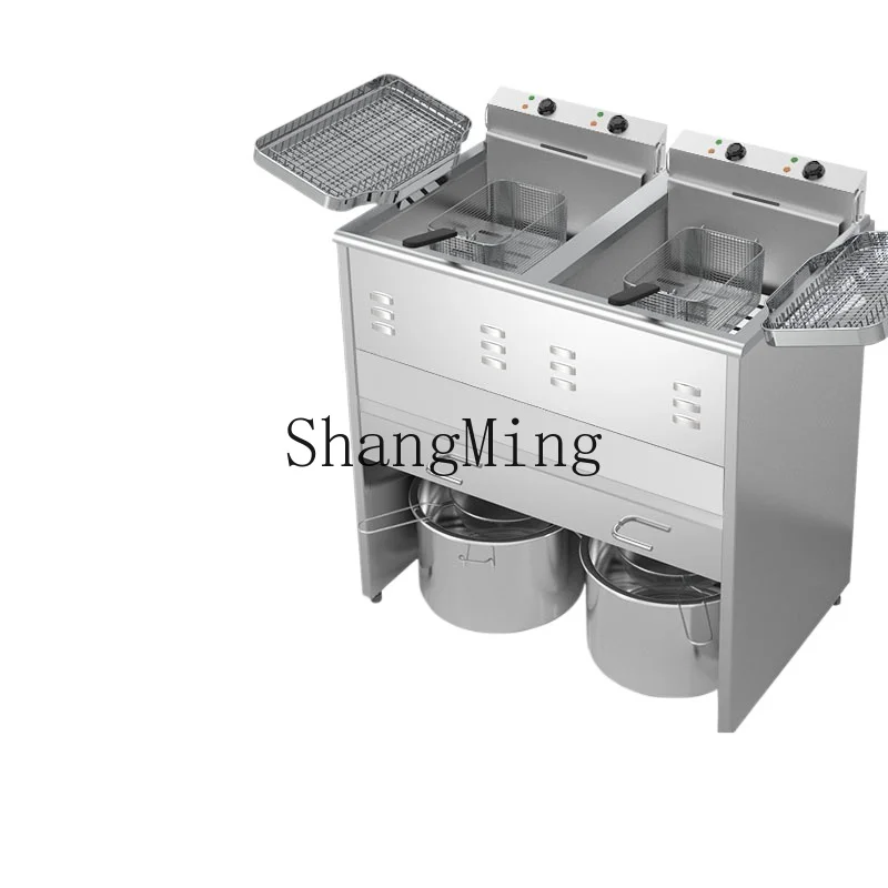 

ZYY commercial gas fried chicken fried fritters machine vertical electric fryer stall equipment