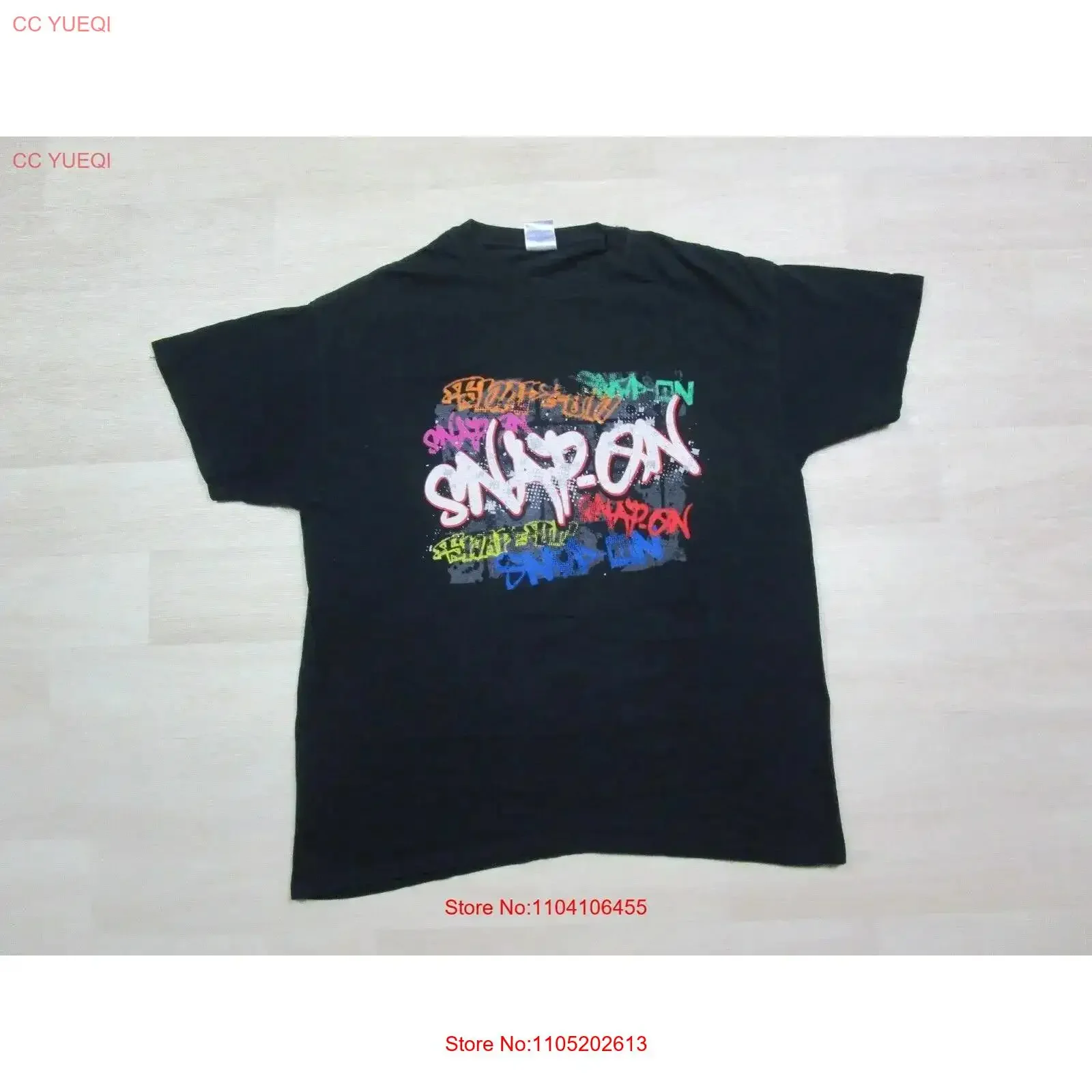 المفاجئة على أدوات تي شيرت L VTG رجل جرافيتي رذاذ الطلاء Y2K خمر غسلها للجنسين أعلى للارتداء اليومي الرسم مريح #1