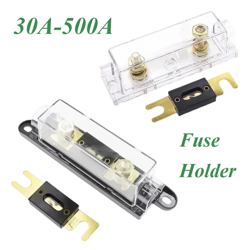 30A-500A ANL AMP ANS Automotive Fuse Holders Fusible Link Bolt-on