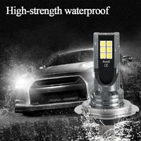 1/2/4pcs H7 Car Headlight Bulb Kit Waterproof Auto Fog Light Canbus H7 Led Lamp Super Bright 6000K Led Automobile Accessories 5