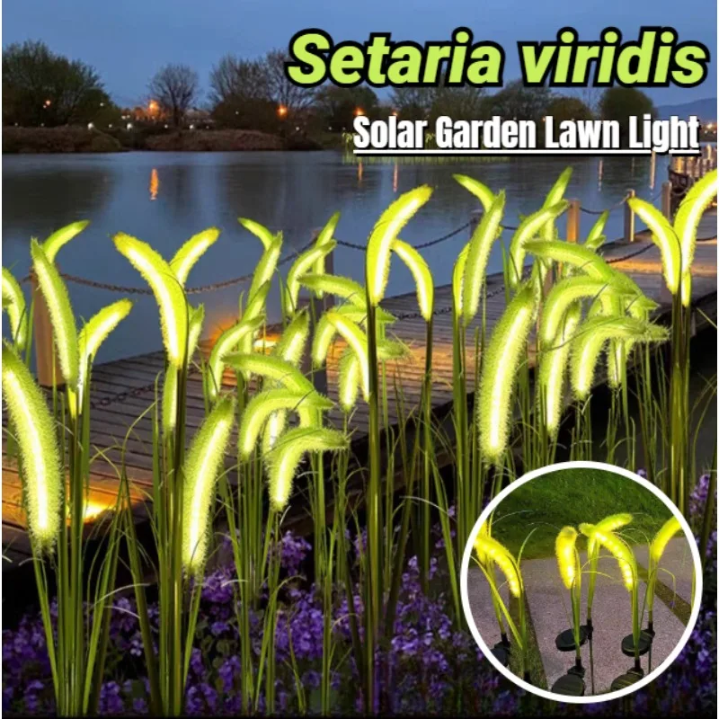 

Setaria Viridis Garden Lawn Light Solar Powered LED Simulated Flower Outdoor Lamp Waterproof Decoration Courtyard Ground Lights